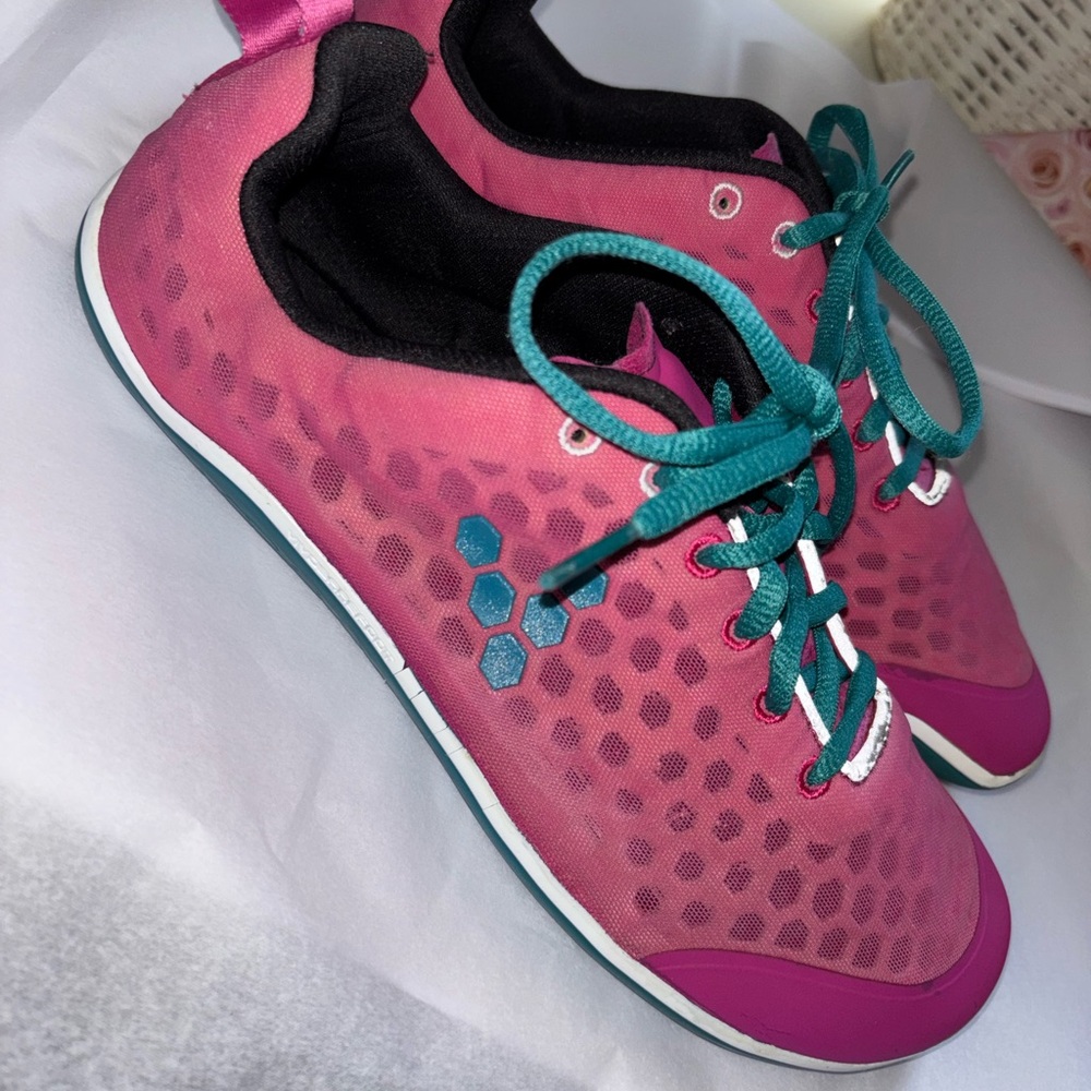 2/$40 Vivo Barefoot Pink and Teal Athletic Shoes - Picture 5 of 10